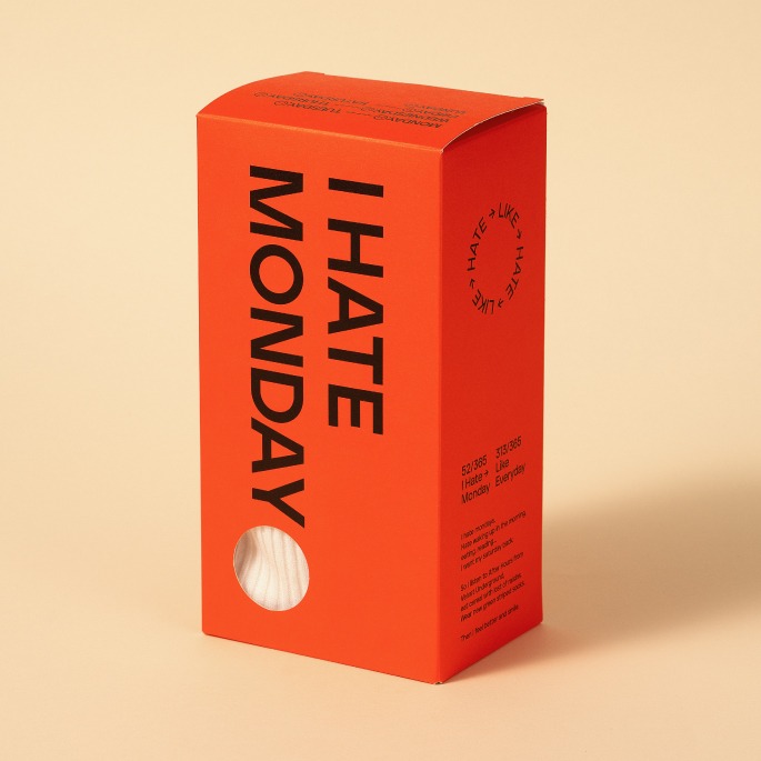 I HATE MONDAY GIFT PACKAGE (4~5켤레용)