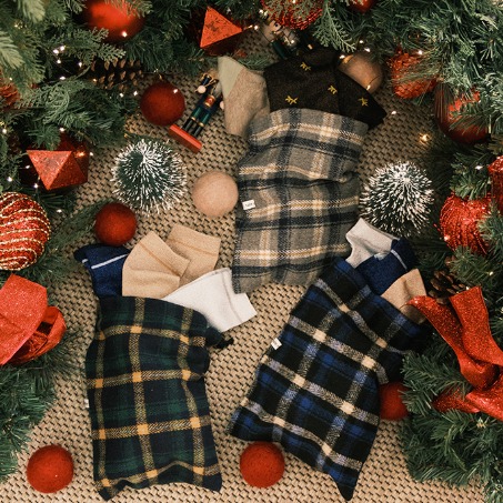 [MERRY MONDAY][한정수량] Happy Holidays Socks 3 Set