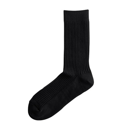 Essential Rib Socks Black
